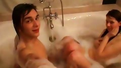 Precious band fuck in a bath